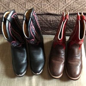 Cowboy boots bundle of two